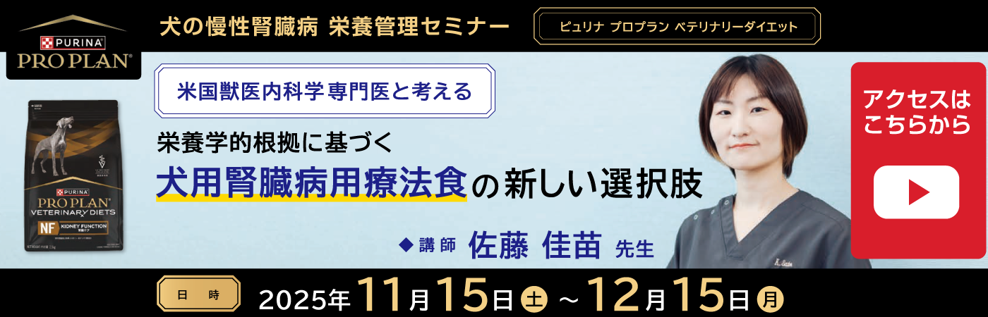 栄養学的根拠に基づく犬用腎臓病用療法食の新しい選択