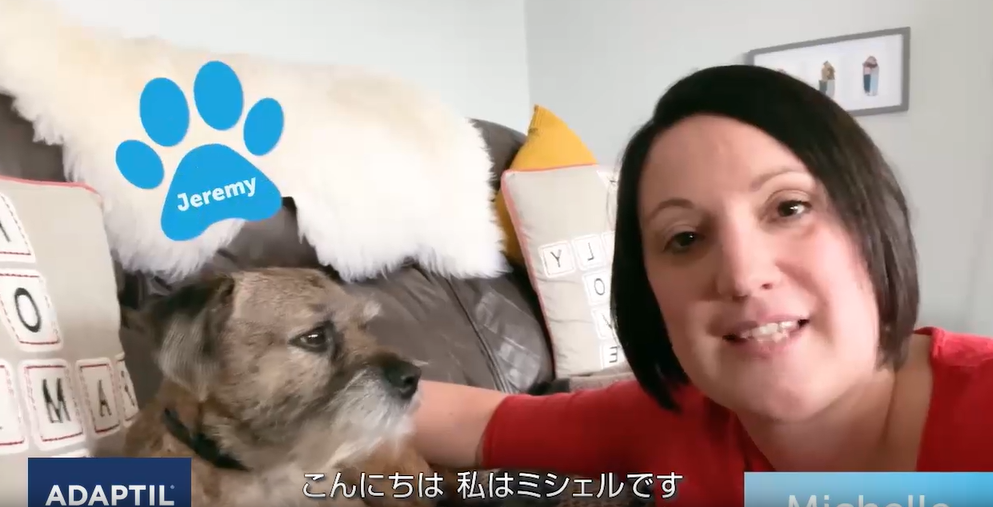 【動画】飼い主の声 ミシェルと愛犬ジェレミー（1分34秒）
