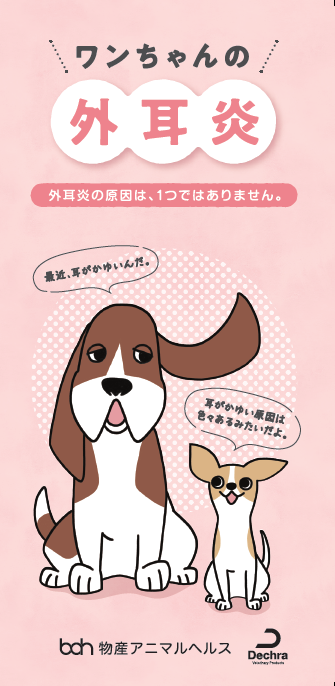犬外耳炎啓発リーフレット